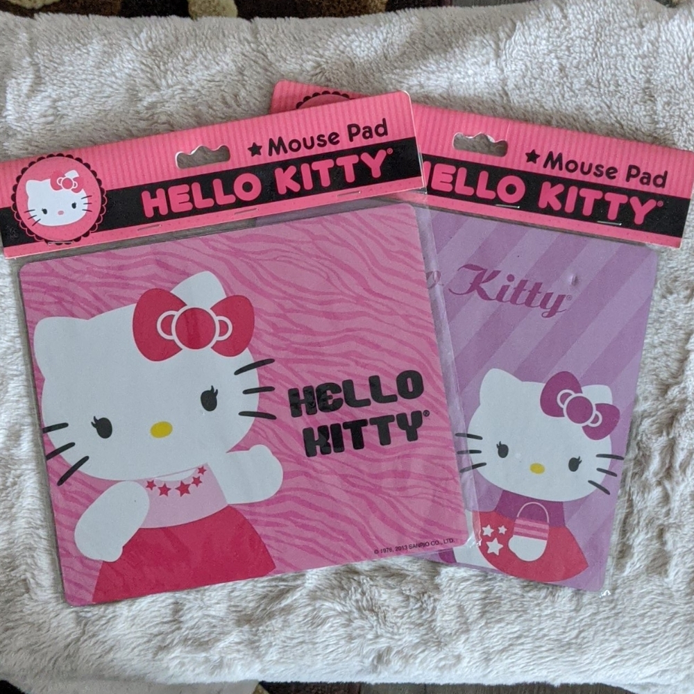 2 Hello Kitty Mouse Pads ❤️😍